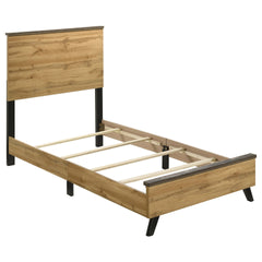 Georgina Natural Pine Twin Panel Bed