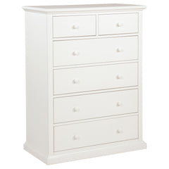 Anzio White 6-drawer Bedroom Chest of Drawers