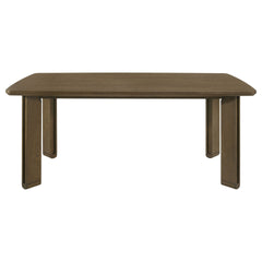 Crispin Brown Rectangular Wood Dining Table