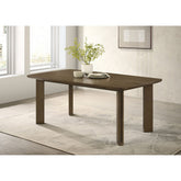 Crispin Brown Rectangular Wood Dining Table