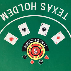 96" 10 Players Poker Table for Casino Texas Holdem Po Premium Greed Speed Cloth with Dimmable LED Silver Cup Holders