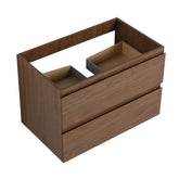 30" Wall-Mounted Bathroom Vanity (Only the Cabinet Body)-BVB01930BNO-2