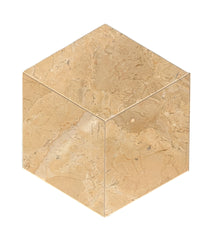 Hexagon Gold Yellow Beige marble, natural marble, for wall and floor, polished marble tile, natural stone, genuine marble, real marble, 1 box 12 pcs