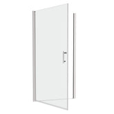 1 3/8" adjustment,universal pivot shower door, open outside, with 1/4" tempered glass finish 3472