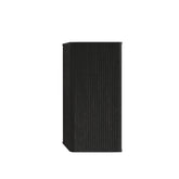 CC0414S308 Striped Brushed Black Oak FloatingBathroom Floating Side Cabinet, Wall-mounted Storage Cabinet for Small Spaces, Pre-assembled