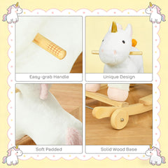 Rolling Unicorn,Kids Rocking Toy