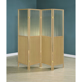 Florentin Natural 4-Panel Room Divider Folding Shoji Screen