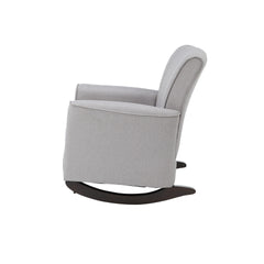 Light Grey Rocking Chair with Track Arm
