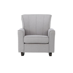 Light Grey Rocking Chair with Track Arm