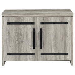Grey Driftwood 2-door Accent Cabinet