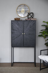 31.5x16.5x60" Cabinet, Black