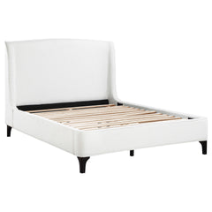 Theodore Snow Upholstered Queen Wingback Bed