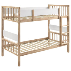 Ponderosa Natural Twin Over Twin Bunk Bed