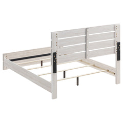 Geary White 4-piece Panel Bedroom Set with 2 Nightstands and Dresser