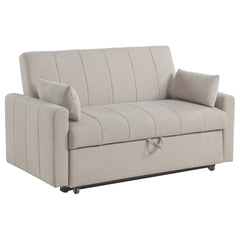 Westwind Latte Upholstered Sleeper Sofa Bed