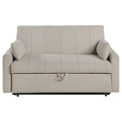 Westwind Latte Upholstered Sleeper Sofa Bed