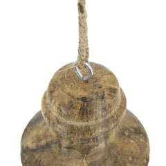 D3.1x3.5" Wooden Hanging Ornaments, Hanging Home Decor Accents for Christmas Tree, Holiday Display, Set of 8