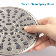 Single Handle 6-functions Shower Head Set (Valve Included)