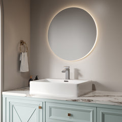 Bothwa Home 6.68" CUPC Certified Single Handle Bathroom Sink Faucet (Brushed Nickel Finish)