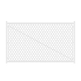 Adjustable Chain Link Walk Gate Kit with Round Corner Frame, Fit-Right, 3.8'H