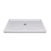 Glasstone shower base SMC solid white finish 6034