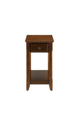 Bertie Walnut Finish Accent Table