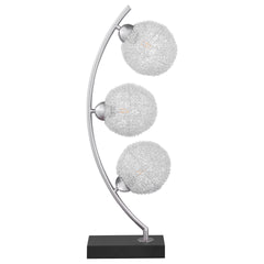 McDougal McDougal Black 30-inch Woven Spherical Metal Table Lamp