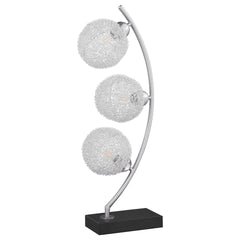 McDougal McDougal Black 30-inch Woven Spherical Metal Table Lamp