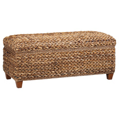 Amber Woven Banana Leaf Storage Trunk