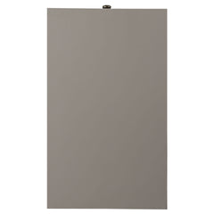 Grey Accent Table with Bottom Shelf