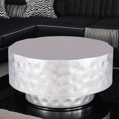 CT-90-30-30 Modern Style Coffee Table made with Metal in Silver