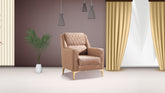 Luna Modern Style Chair in Copper same asG150109225 (NJ inventory)