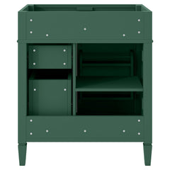 30'' Bathroom Vanity without Top Sink, Modern Bathroom Storage Cabinet with 2 Drawers and a Tip-out Drawer (NOT INCLUDE BASIN)