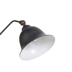 Madeira Dark Bronze Bell Down Bridge Floor Lamp