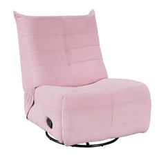 Giorgia 31"W Pink Corduroy Swivel Glider Recliner