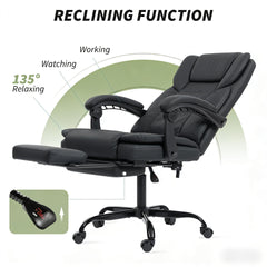 Faux Leather Massage Desk Chair,Office Chair,Reclining Chair