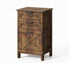 Office Storage Cabinet,Vertical File Cabinet with 3 Drawers,For Home and Office