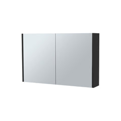 McNary Medicine Cabinet With Included Mirrors And 2 Doors, Black