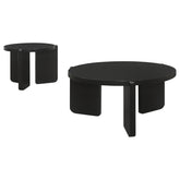 Lansing Black 2-piece Coffee and End Table Set