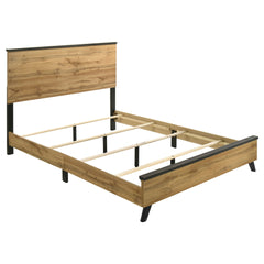 Georgina Natural Pine Eastern King Panel Bed