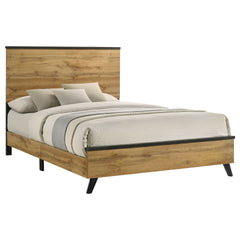 Georgina Natural Pine Eastern King Panel Bed