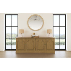 Allende Rustic Honey 4-door Sideboard