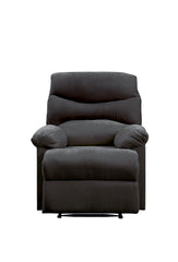 Black Recliner with Pillow Top Arm