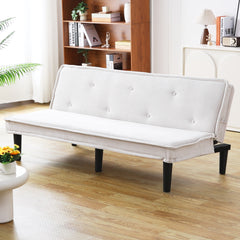This 66-inch corduroy sofa bed can flexibly adapt to the living room, apartment and bedroom, and it can switch between the two comfortable forms.