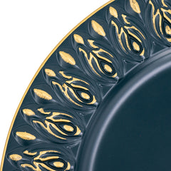 8 Pack Plastic Charger Plate, D14"