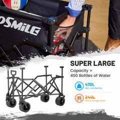 Black Taller Campers with Removable Inner Pocket SKU:GCC130BBHQ