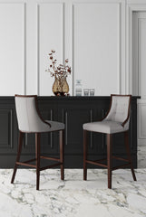 Barstool in Light Gray