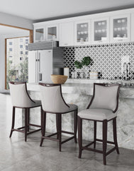 Barstool in Light Gray
