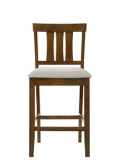 Beautiful Cherry Color Counter Height 2Pc Dining Pub Height Chairs Dining Room Wooden Furniture