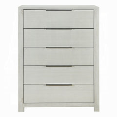 Modern Transitional Beige Finish 1pc Storage Chest with 5x Drawers Wooden Bedroom Furniture
